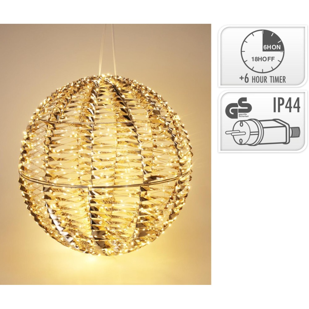 SFERA PET D50 960LED ORO B.CAL